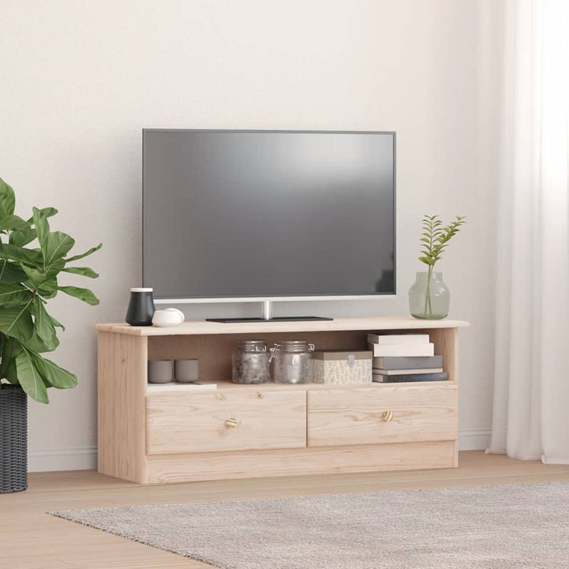 Lelind TV Stand for TVs up to 45', Brun