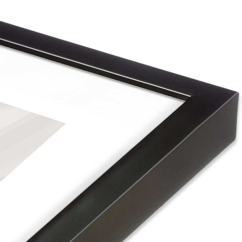 Toile Vortex Vision II, Cadre photo simple en zinc vieilli, H 13,75 po x l 13,75 po