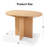 Pelaga 58" Solid Wood Dining Table