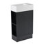 Meuble-lavabo 18,6 po avec lavabo en céramique-702089951