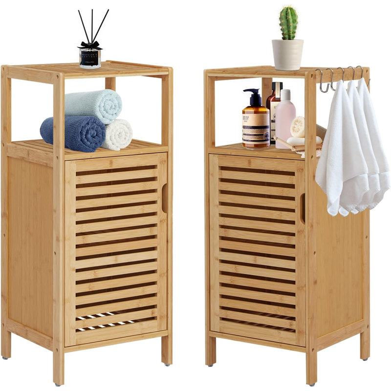 Jannali Solid Wood Linen Cabinet