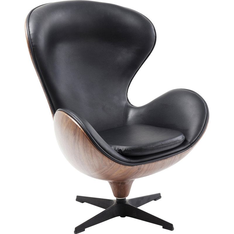 Swivel Chair Lounge Leaf, Brown