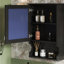 Armoire de rangement de salle de bain murale 20 "avec miroir, rangement mural avec porte, armoire à pharmacie murale à miroir-2095537580