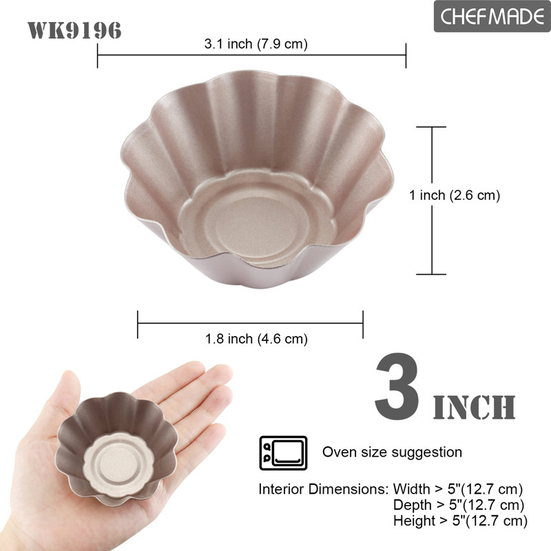 CHEFMADE Nonstick Carbon Steel Petite Pie Pan