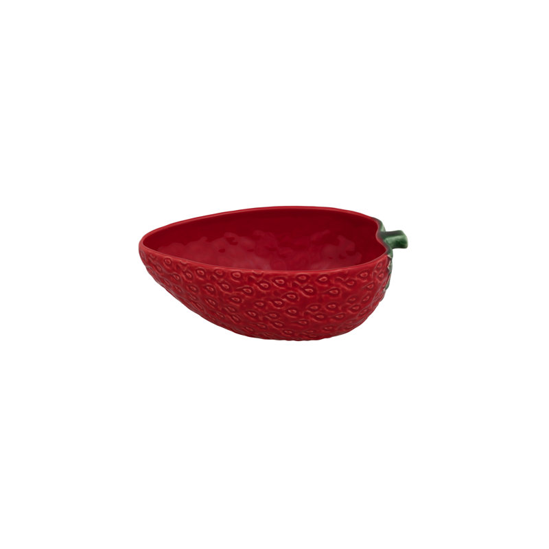 Strawberry Earthenware Serving Bowl