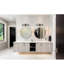 Applique murale pour salle de bain 2 lumières, applique murale noire