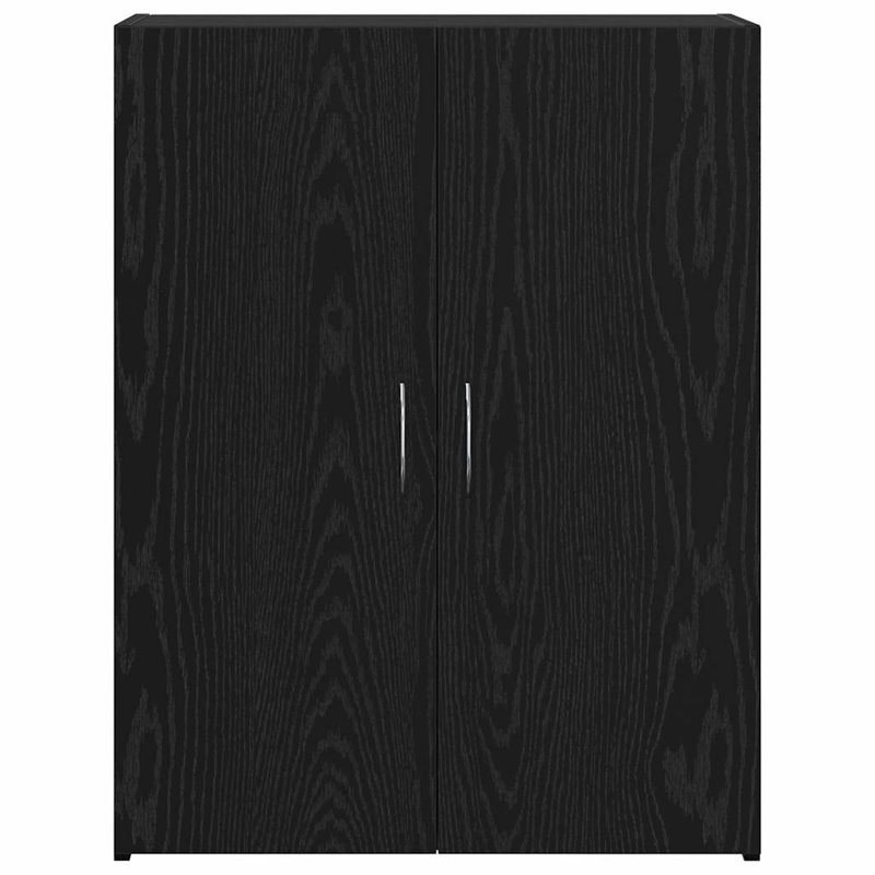 Storage Cabinet, Black Oak