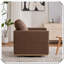 Fauteuil d'appoint rembourré carré pivotant à 360 degrés-855945524