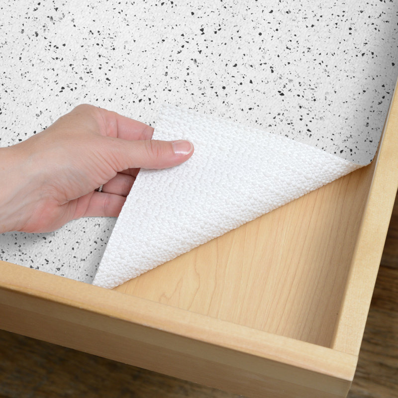 Doublure de tablette adhésive pour revêtement créatif, Noir / Blanc