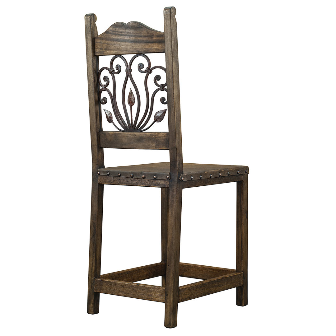 Counter Stool with Solid Wood Frame (Set of 2) Artesano Home Decor