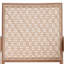 Chaise d'appoint en rotin et finition naturelle