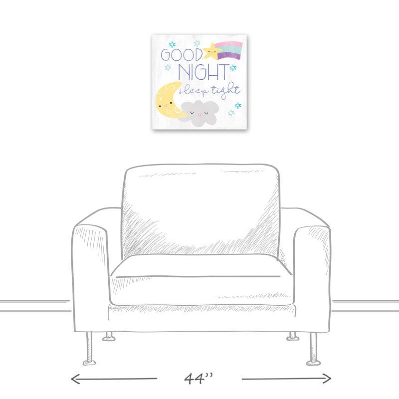 « good night sleep strict », art sur toile