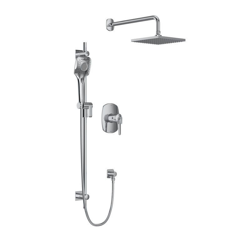Venty 1/2" Thermostatic & Pressure Balance Shower System with up to 2 Functions featuring RioWise Valve Technology