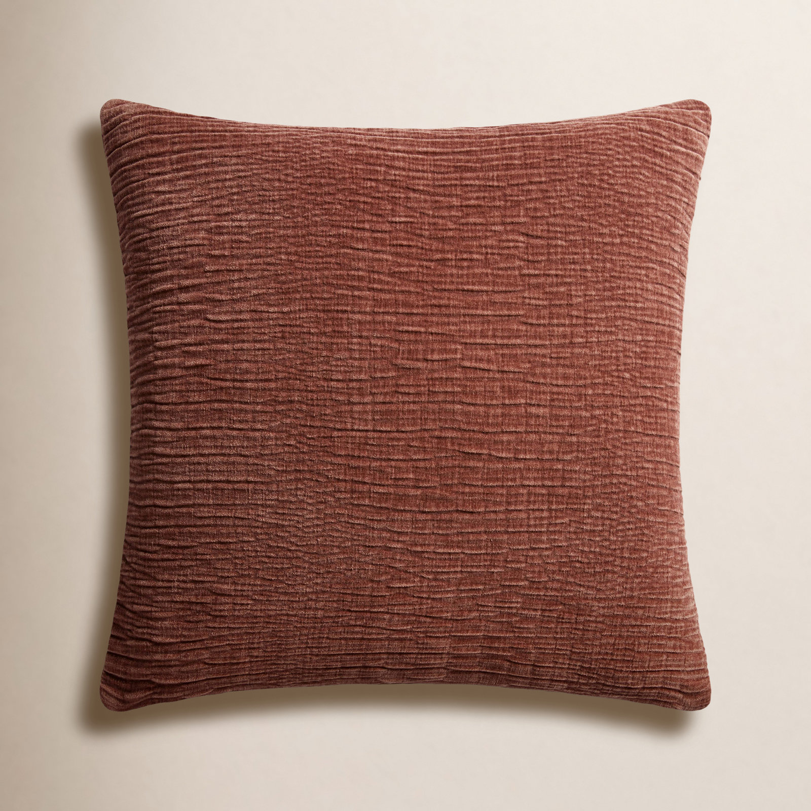 Edan Throw Pillow, Copper, Pillow Cover Only - No Insert, 22"H x 22"W