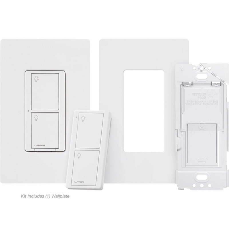 Commutateur intelligent à 3 voies 5 ampères Lutron Caseta blanc 1 paquet