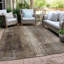 Tapis intérieur / extérieur brun lavable à la machine Xhevrie-43884637