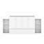 Lit escamotable double avec rangement peu encombrant-1095889881