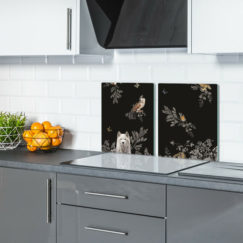 Ardane Tempered Glass Chopping Board, 52cm x 30cm