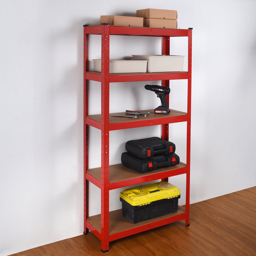 70cm W Metal Height -Adjustable Shelving Unit