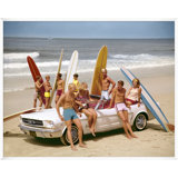 Vintage Beach Party 1 Print