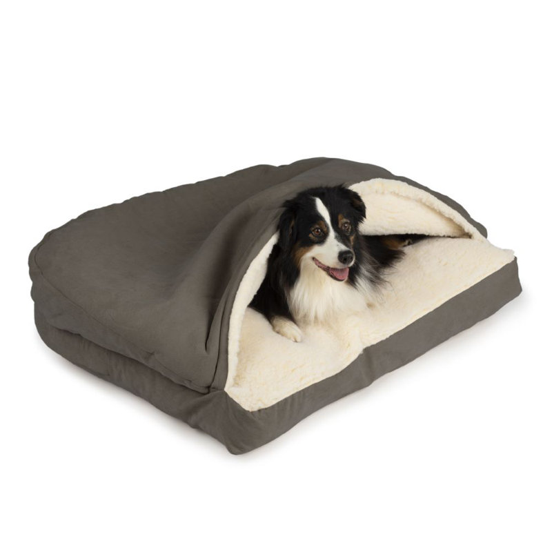 Lit pour chien Snoozer, Moyen (l 35 po x P 25 po x H 8 po), Moyen (26 à 40 lb), Anthracite