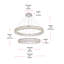 Lustre ovale en cristal 2 lumières Steveson-124216496-54664753