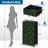 4 Drawer Dresser for Bedroom, Narrow Chest of Drawers, Wooden Top and Study Iron Frame 18"x37.5"-(WxH)