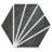 Sun Stripe Hexagon Dark Gray-85135151
