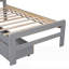 Base de lit plateforme moderne avec 2 tiroirs-1257958575