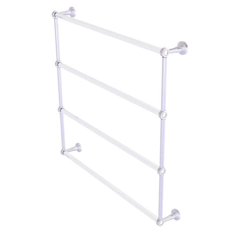 Barre à serviettes murale 38,6" à 4 étages Pacific Beach, Chrome poli