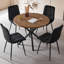 50cm H Velvet Upholstered Metal Side Chair-686924708-689253981