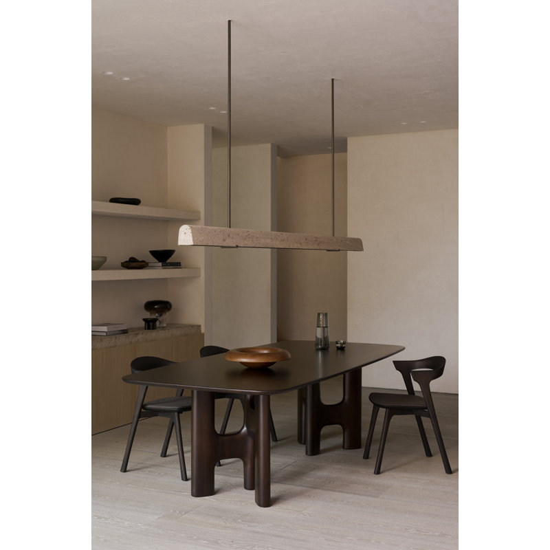 Flow Dining Table, 30" H x 79" W x 43.5" D