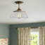 Plafonnier semi-encastré 1 lumière 10,5 po Baxter-2052842660-2052842661