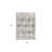 2' X 5' Grey Damask Area Rug