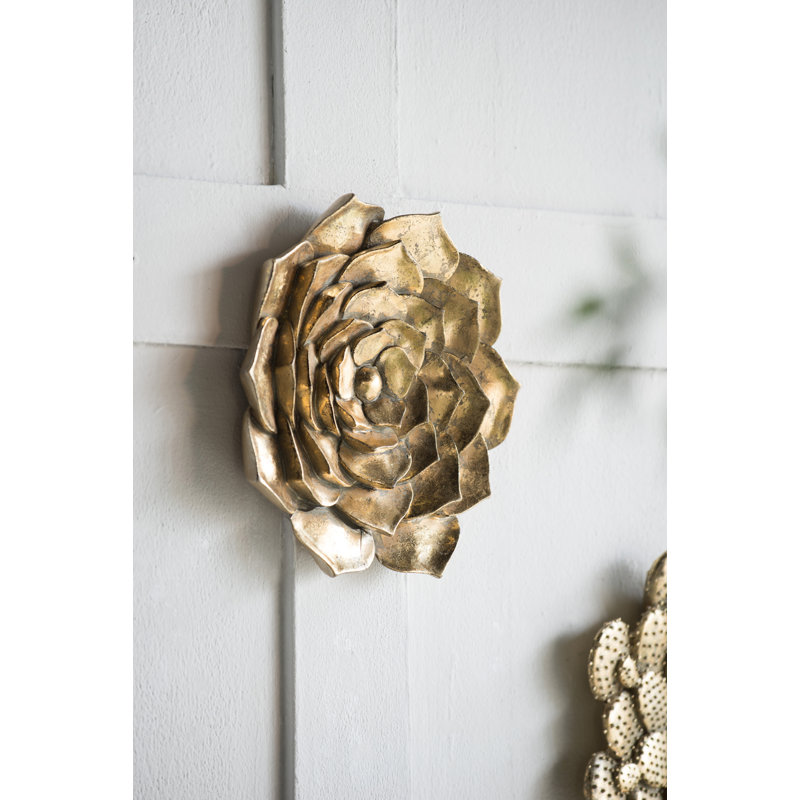 D10x1.4" Succulent Wall Plaque