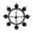 Toscano 8 - Light Wagon Wheel Chandelier