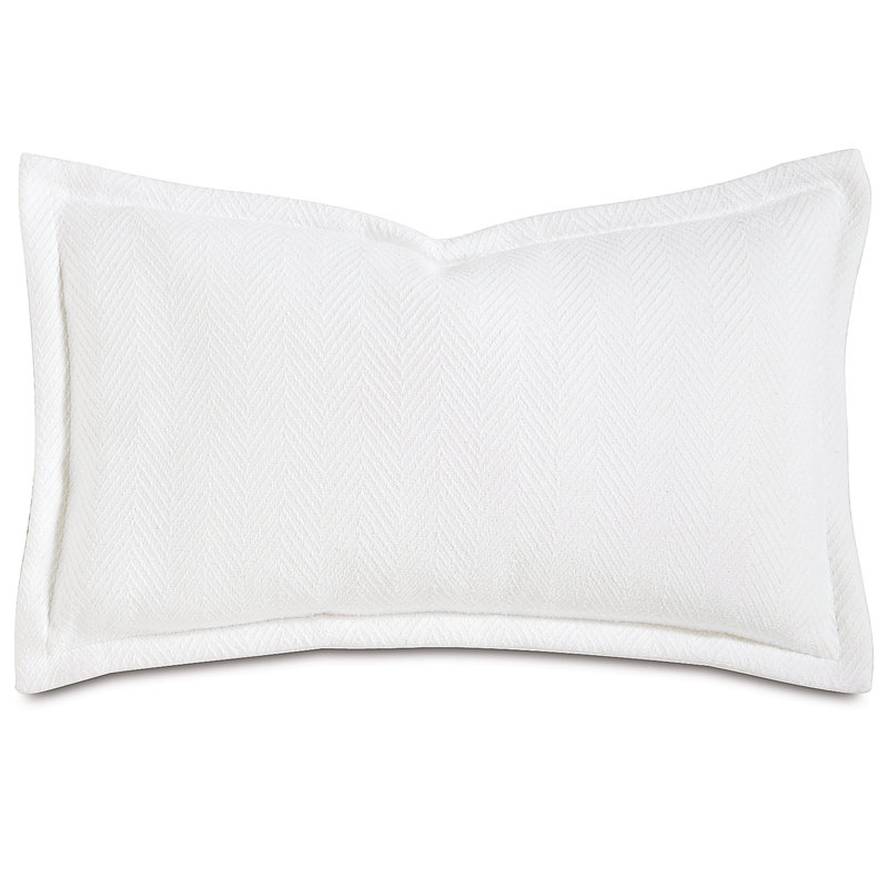 Wilke Lumbar Pillow Cover & Insert, White