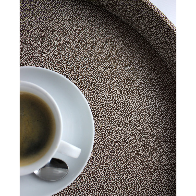 Ebern Designs Darryl-Ross Polypropylene Plastic Tray, Brown