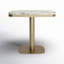 Celeste Square Marble Dining Table