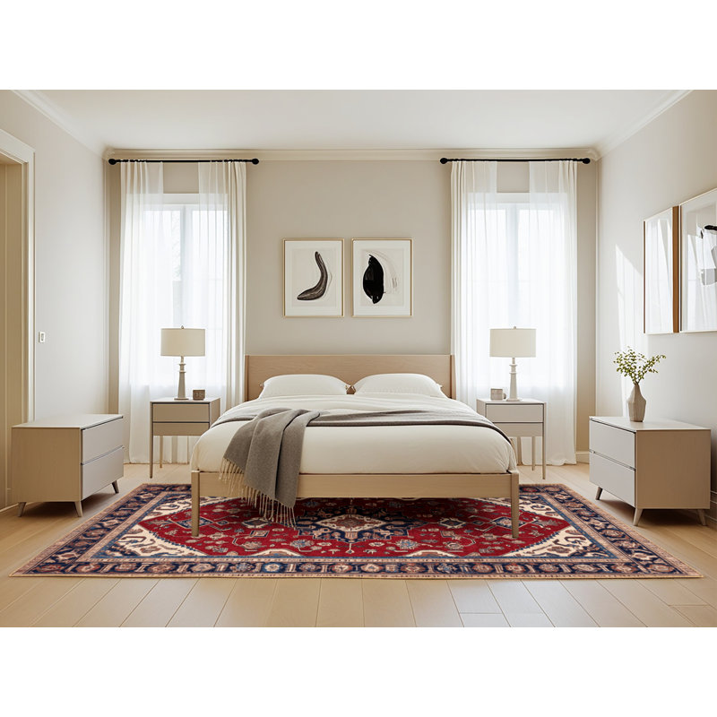 Tapis brun lavable à la machine, Rectangle de 5 pi x 8 pi