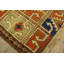 Small Scatter Size Antique Tribal Geometric Mid 19th Century Turkish Yastik Rug