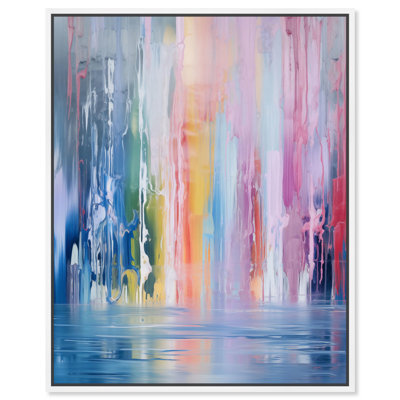 «Painted Streams Canvas Bright Abstracts» par Art Remedy