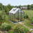 Palram - Canopia Mythos 6' W x 6' D Walk-In Hobby Twin Wall Polycarbonate Aluminum Frame Greenhouse Kit with Roof Vent-Green-338579333-339686035