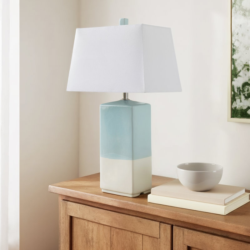 Glenlee Bonhill 24.5" Table Lamp, Blue