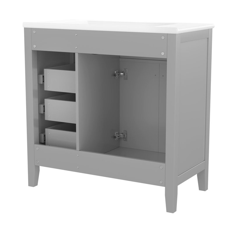 Meuble-lavabo sur pied 36 po avec lavabo