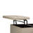 Harrison 36"W Upholstered Vegan Leather Transitional Square Lift-Top Ottoman with Hidden Storage-1296947195