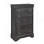 Commode gris métallique en crocodile Shaker-333648184