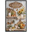 Rustic Kitchen Sunflower Utensils Shelf Artwork, Kitchen Pictures, Framed Canvas Giclee Print Wall Art-131996994-131996999
