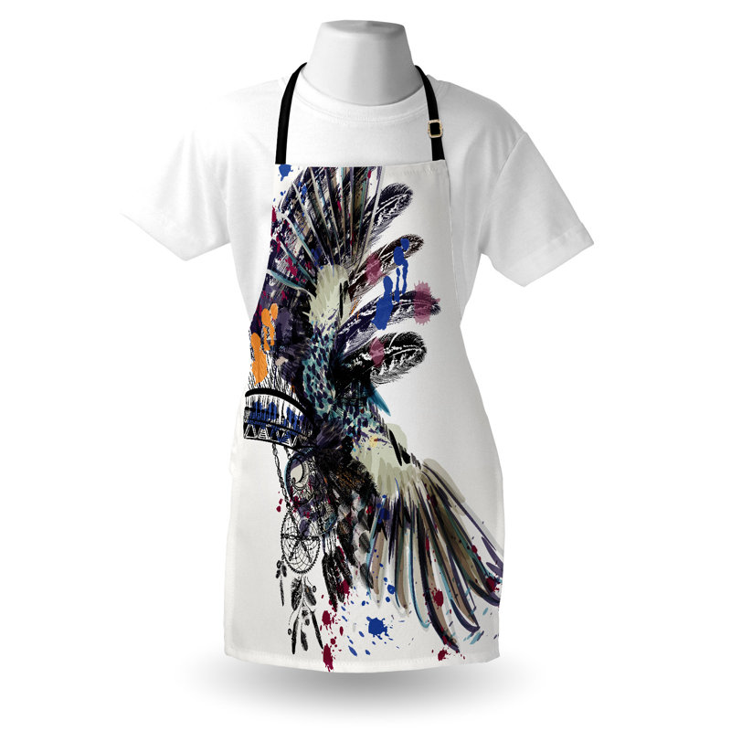 No Pattern Bib Apron