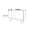 Armoire d'appoint moderne et multifonctionnelle avec rangement